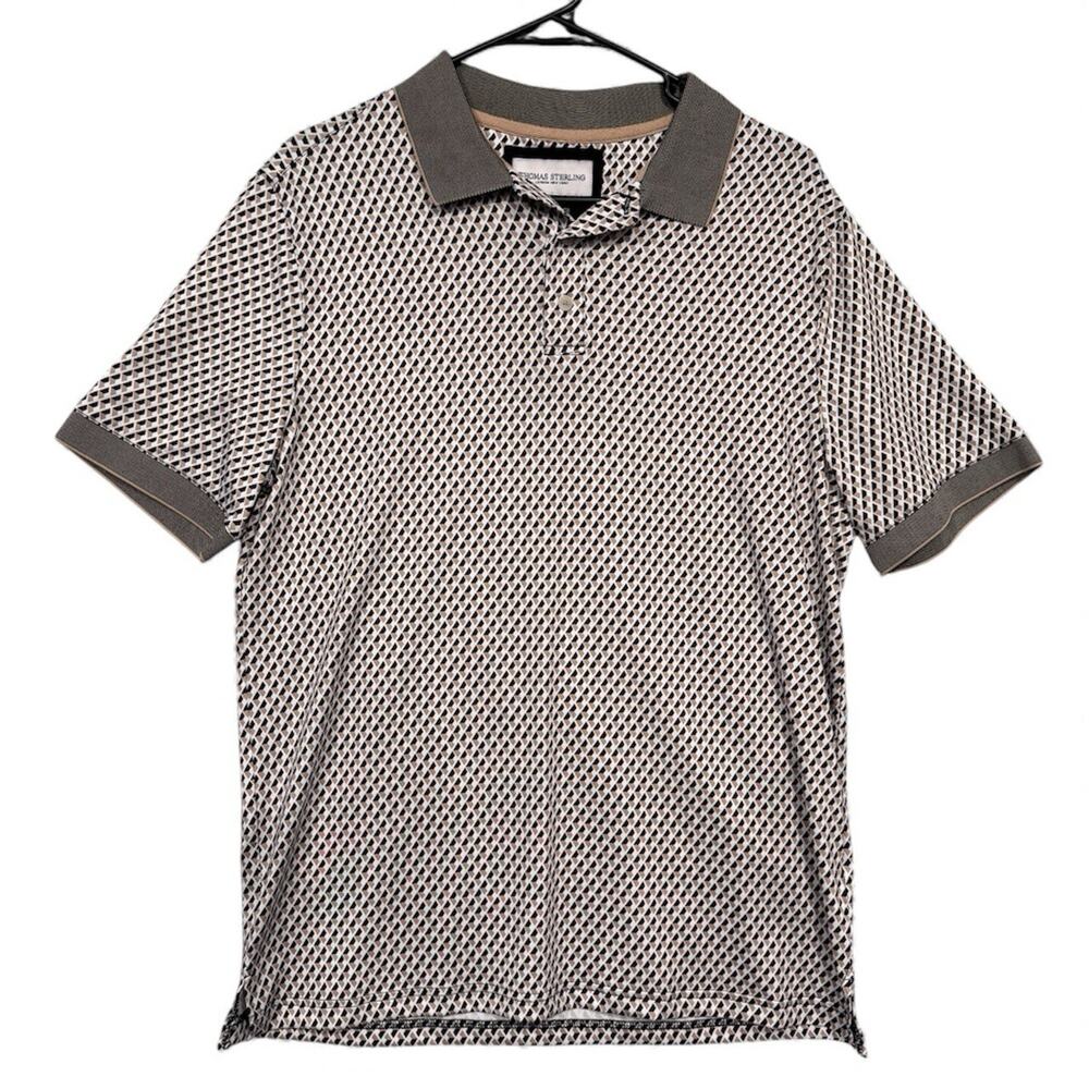 Thomas Sterling Performance 4 Way Stretch Polo Shirt Small Men’s Golf Top